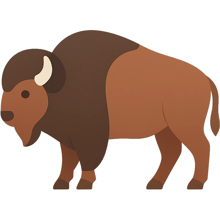 Bison emoji
