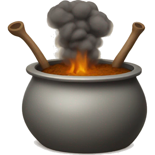 Ravelling pot emoji
