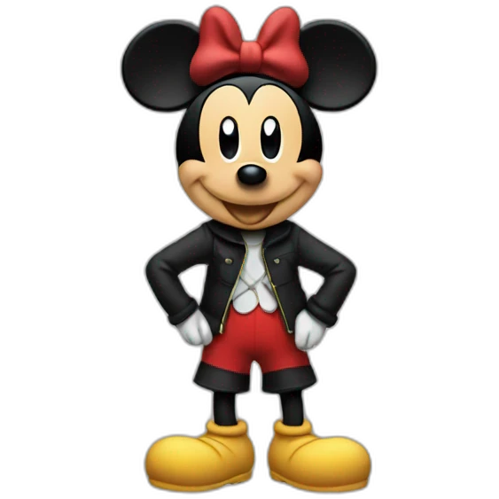 Mickey black emoji