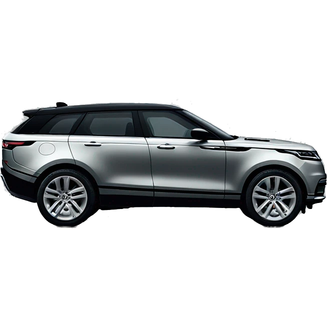 Range Rover Velar grey side emoji