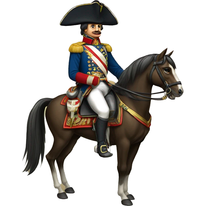 Russian cavalier of the Napoleonic Wars emoji