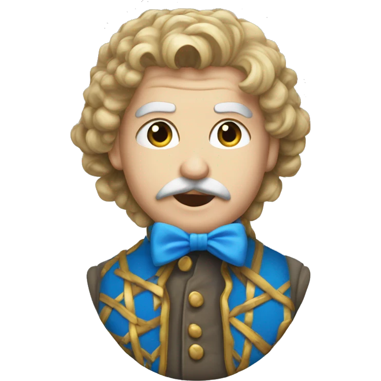 fiocco azzurro emoji