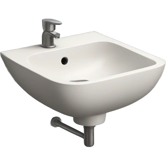 Washbasin with handle emoji