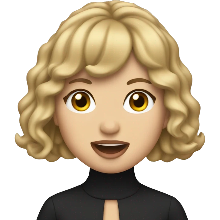 Taylor Swift Singing emoji