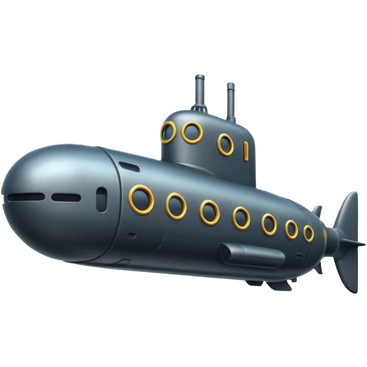 A submarine emoji