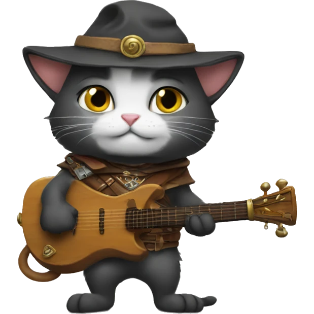 cats playing dnd emoji