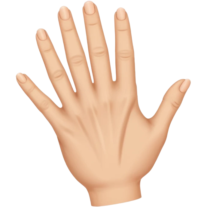 Hand without the ring finger  emoji