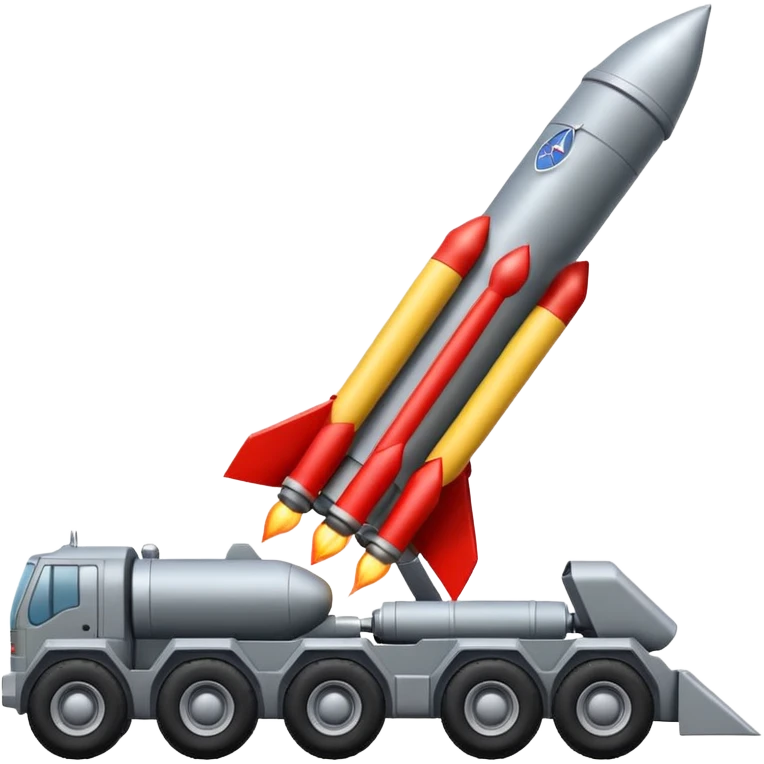 NATO military rocket launch system with many rockets emoji