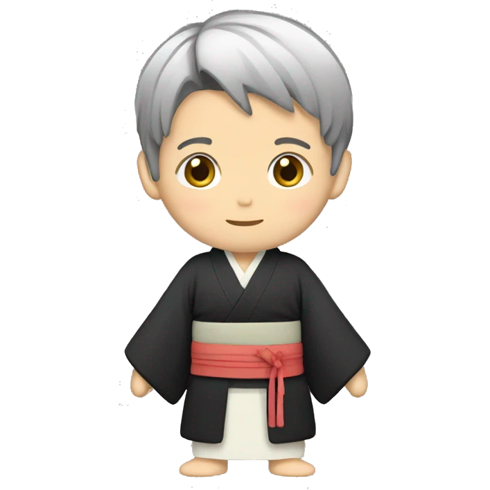 1boy, kimono, full body, japanese  emoji