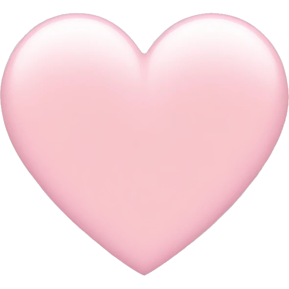 light pink heart emoji emoji