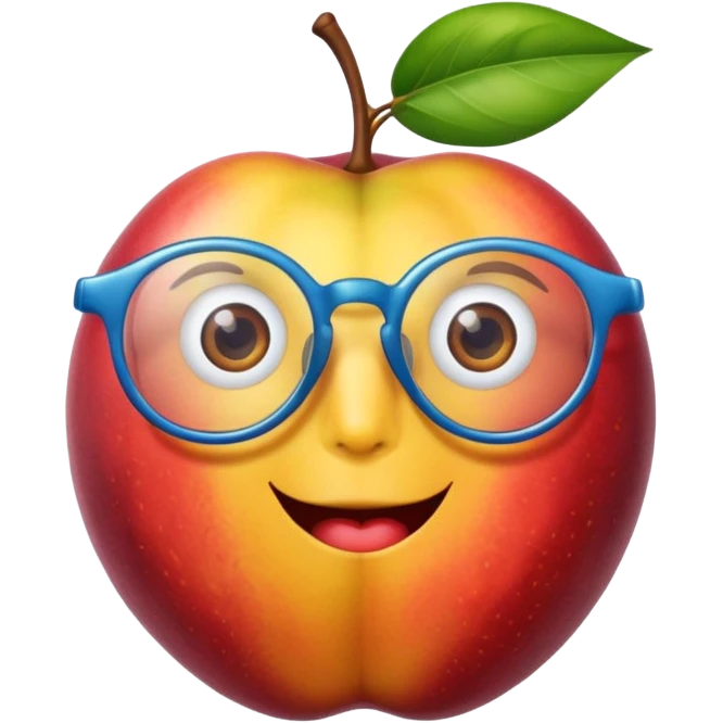 FRUIT WITH EYE GLASS emoji