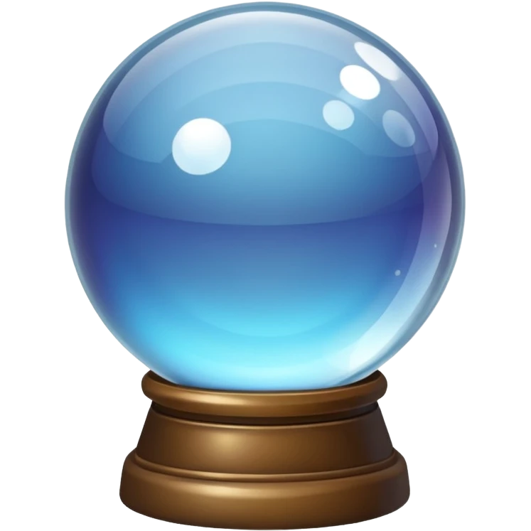 A crystal ball emoji
