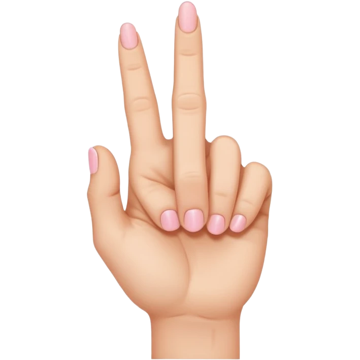 Raised pinky finger emoji