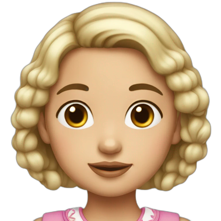 Niña de piel clara emoji