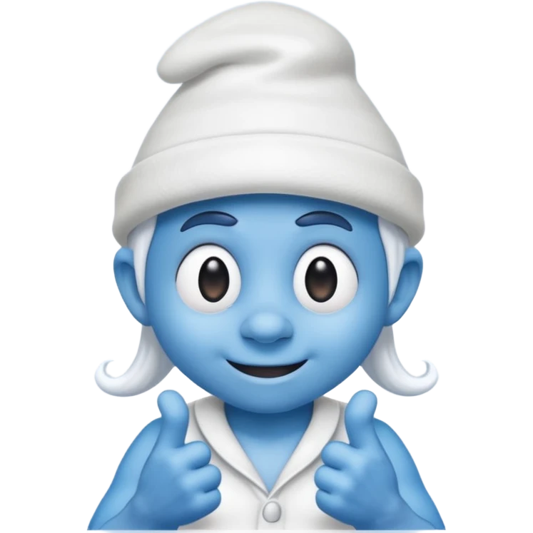 Smurf emoji