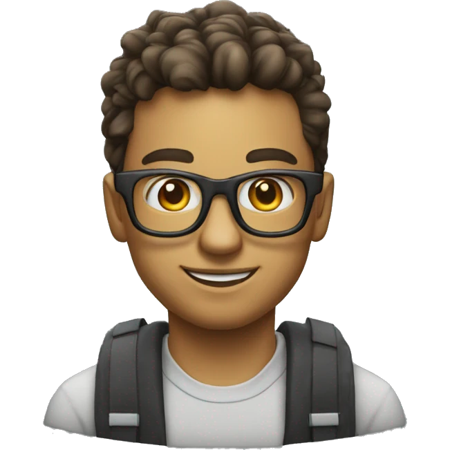 A nerd who loves programming but is also really into McDonalds emoji