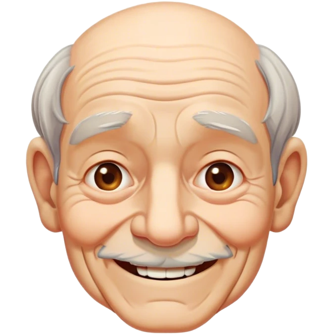 Old man prankster emoji