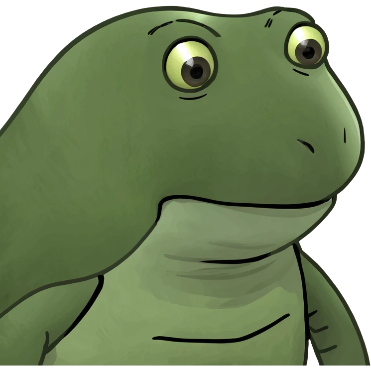 Sleep-deprived turtle emoji
