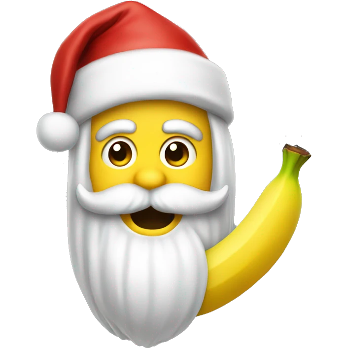 Banana santa emoji