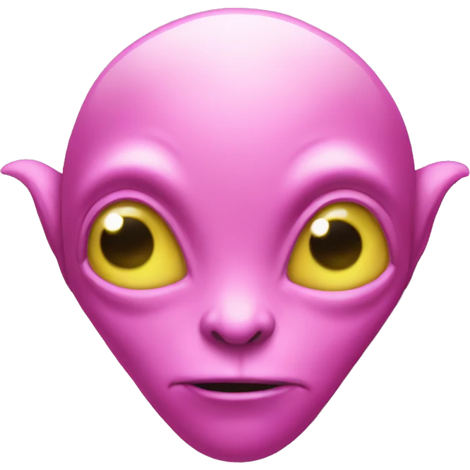 pink alien  emoji