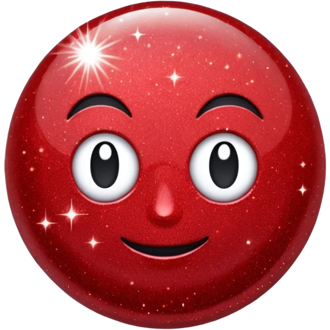 red glitter tool emoji