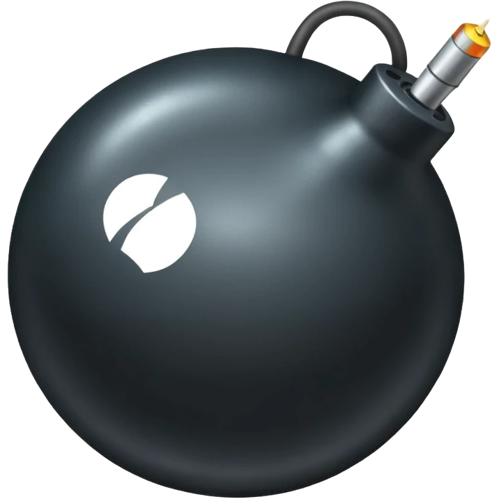classic bomb emoji