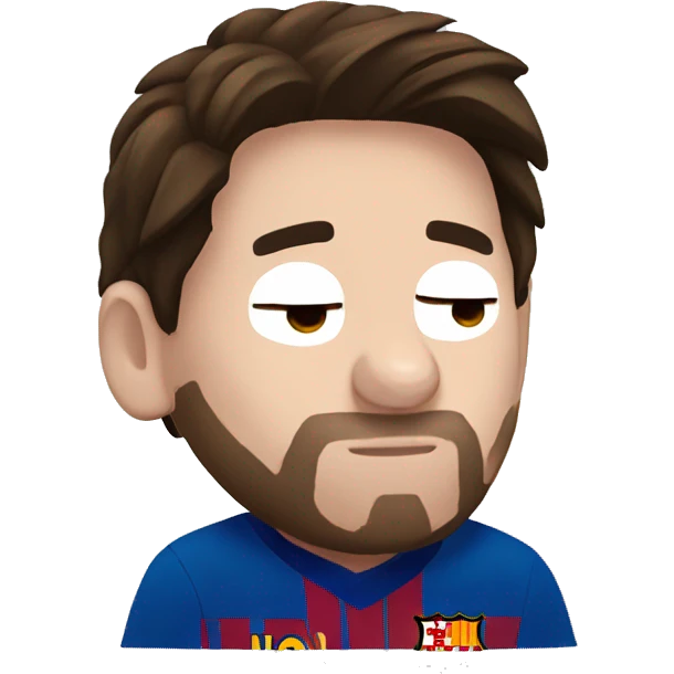 messi is sleeping emoji