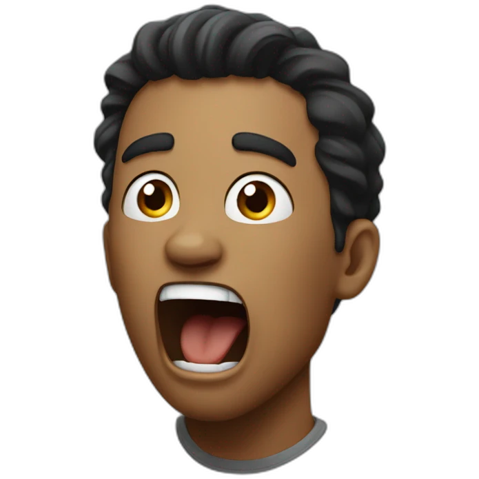 milei screaming emoji