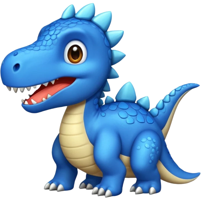 blue Dinasor emoji