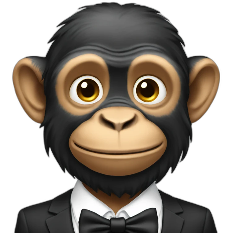 chimpance formal emoji