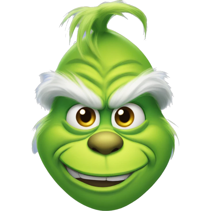 grinch smirking  emoji
