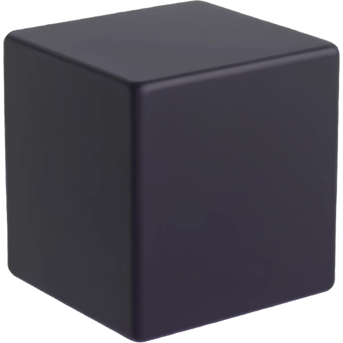black cube emoji