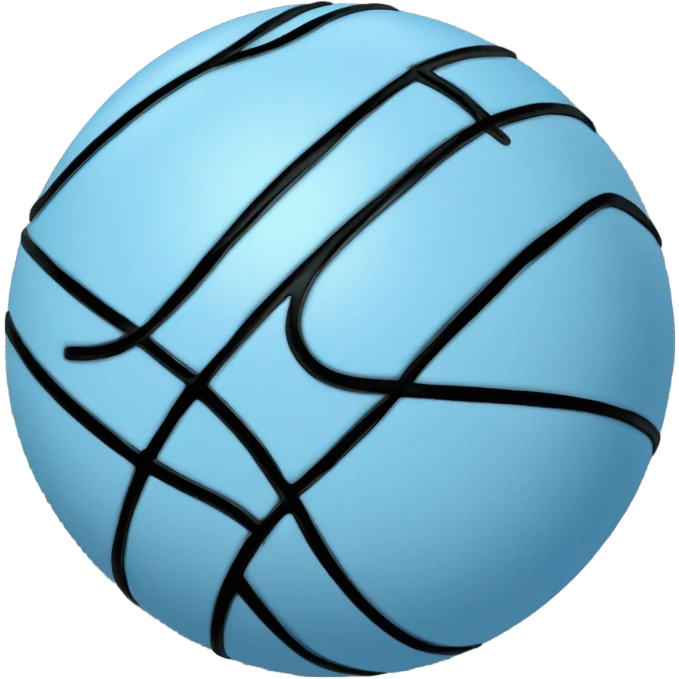 Blue basketball  emoji