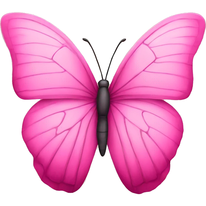 Pink butterfly  emoji