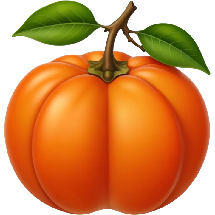 persimmon emoji