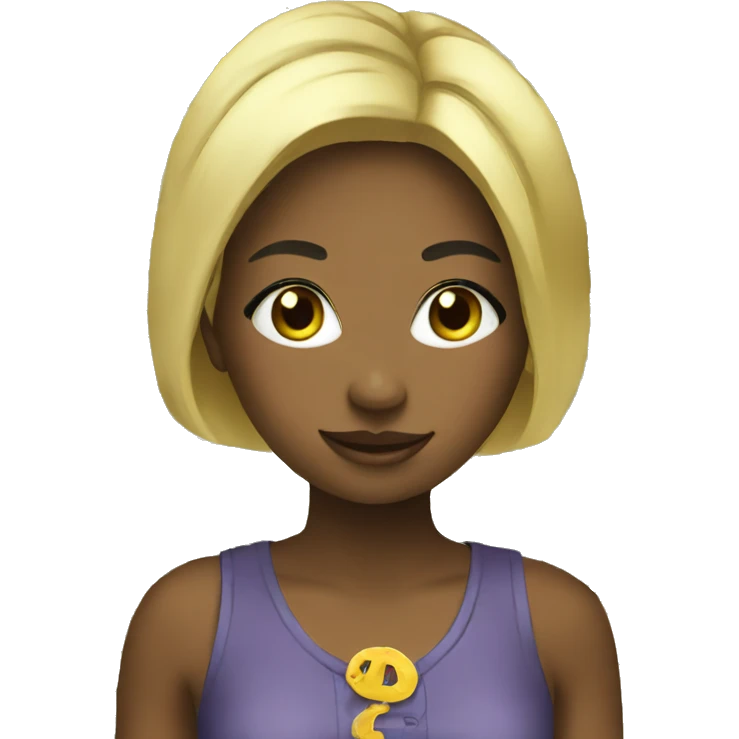 Girl with money emoji