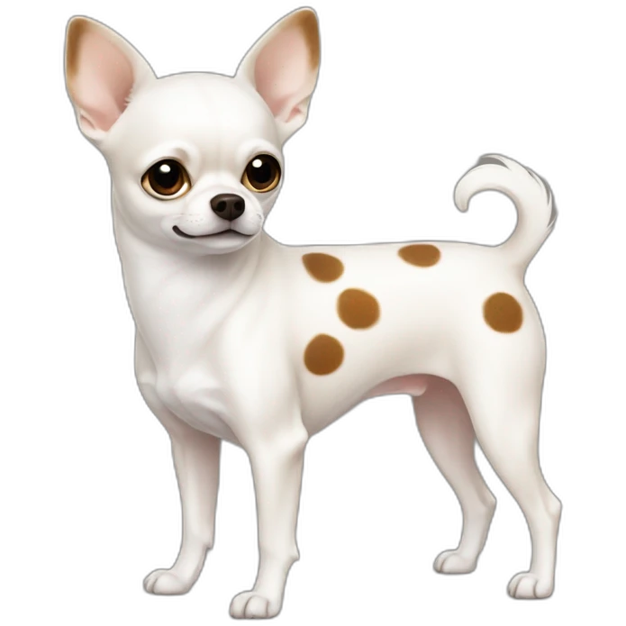 whitechihuahawithbrowndots emoji