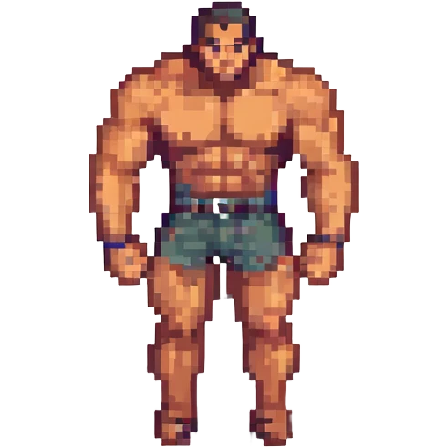 A muscular man. emoji
