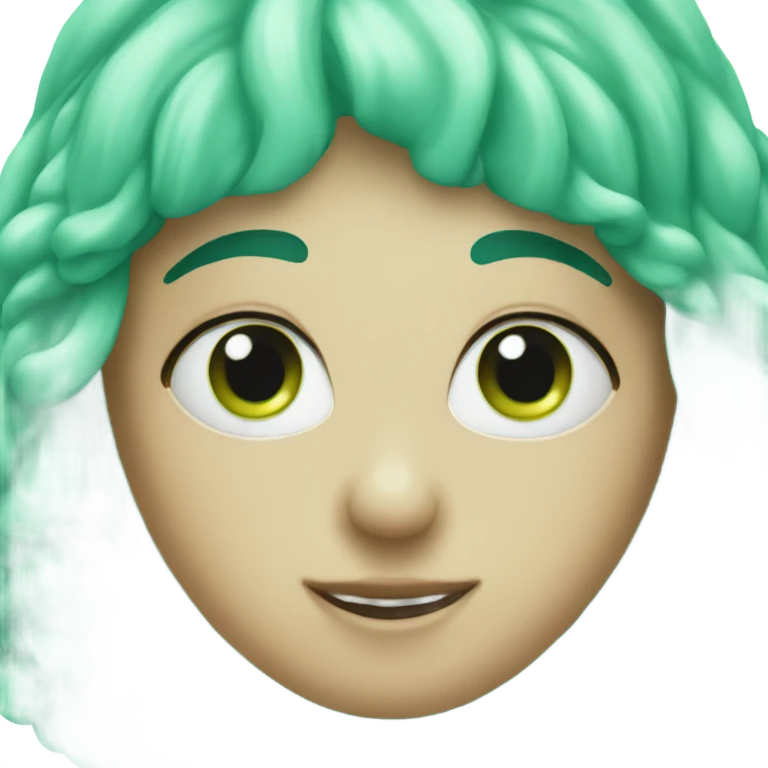 water green heart emoji