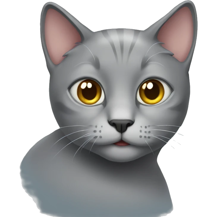 grey cat emoji