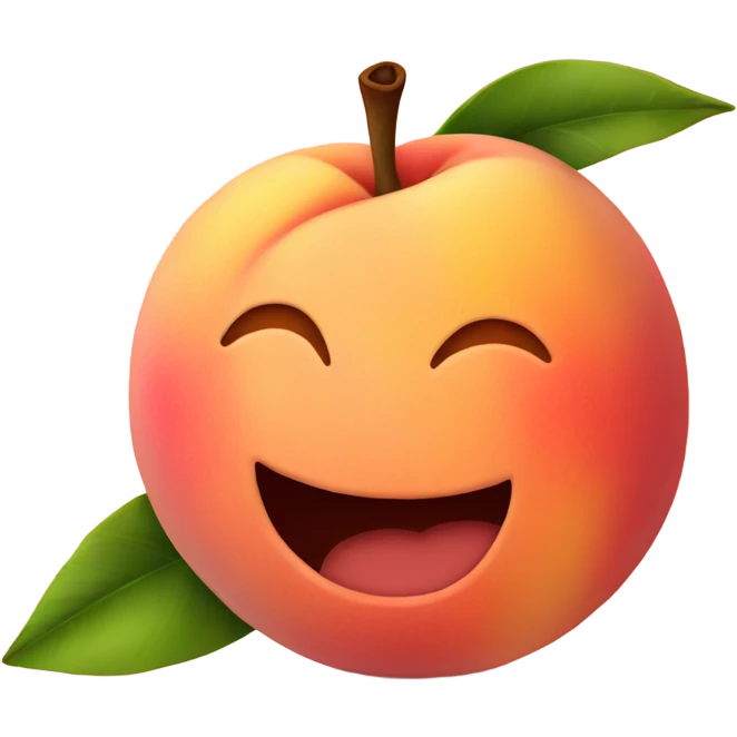 Peach emoji