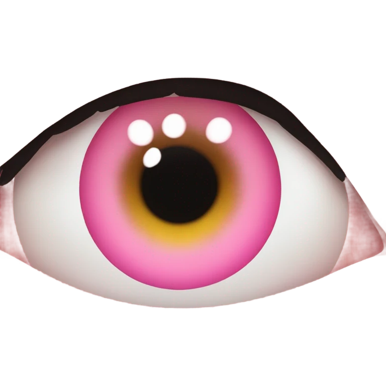 Pink eyes  emoji