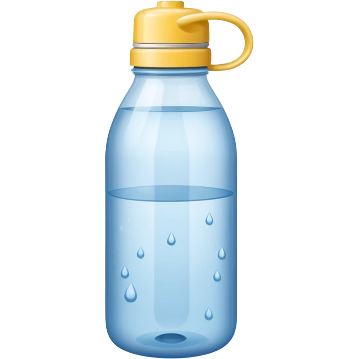 Water bottle emoji