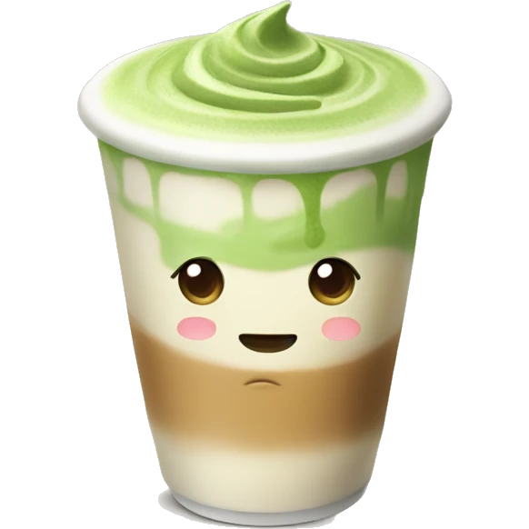 Matcha Latte coffee  emoji