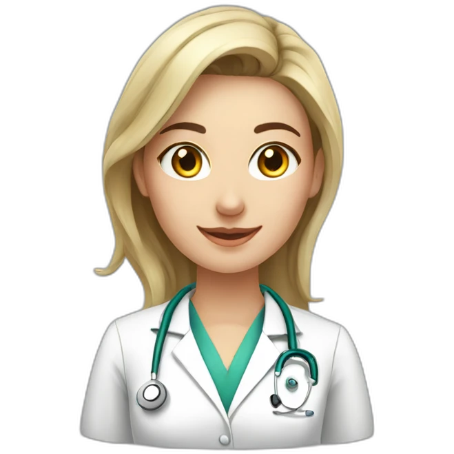 A medical female student at damascus university emoji