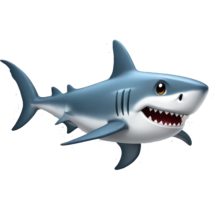 Shark with tophats  emoji