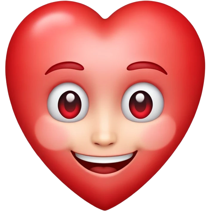 Heart with face  emoji