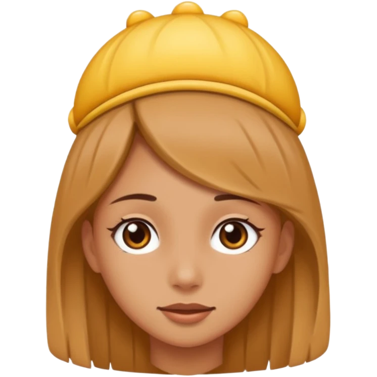 a foot placed on a girl's head emoji