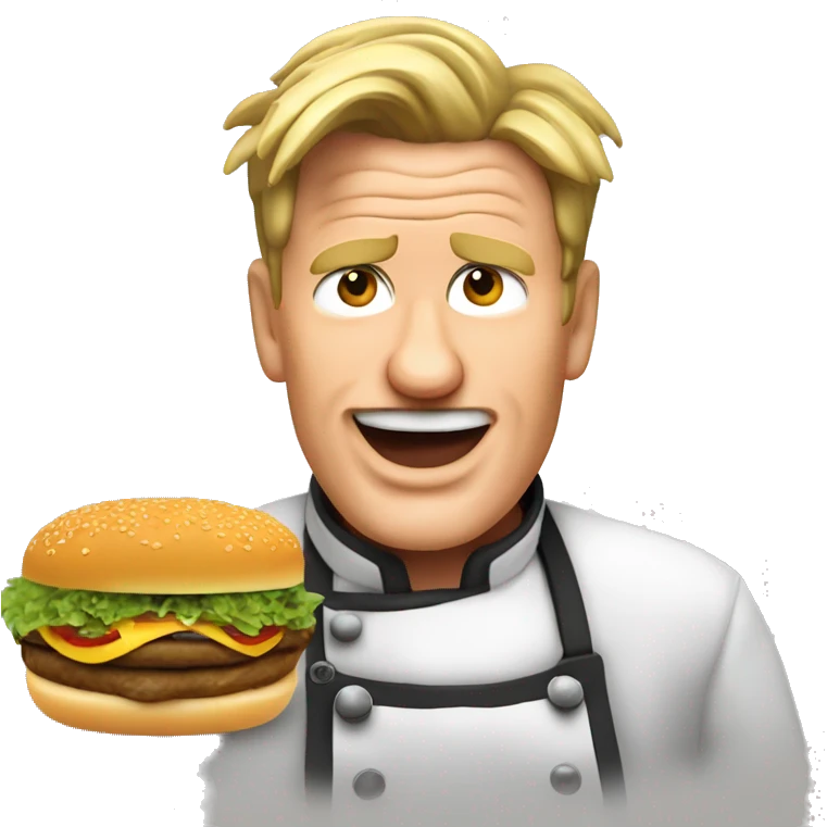 gordon Ramsey eat urger emoji
