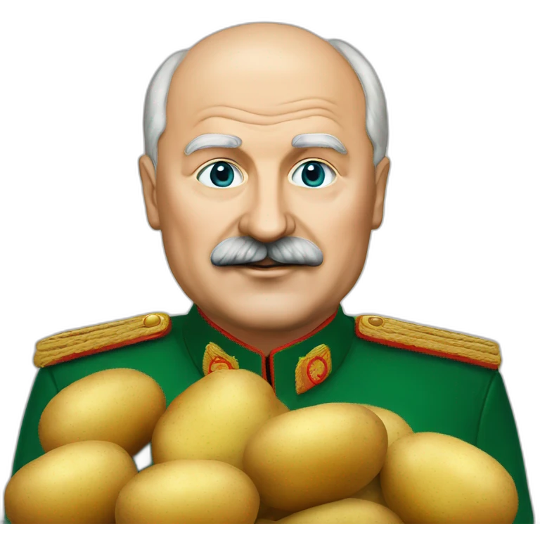 lukashenko with potato emoji